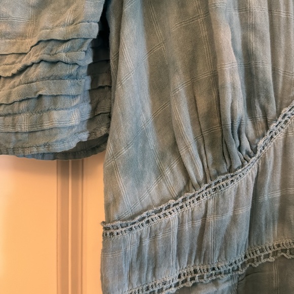 LoveShackFancy Blue Mini Dress- sz 4 - Picture 4 of 5